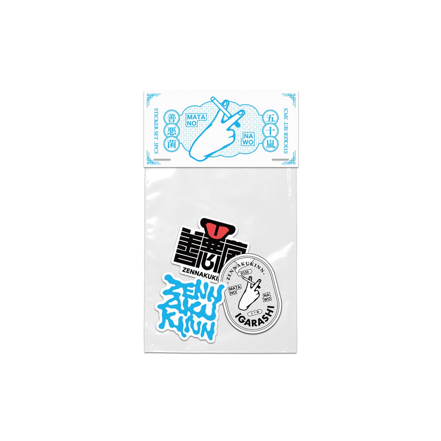 ZENNAKUKINN "KINN" sticker【受注商品】