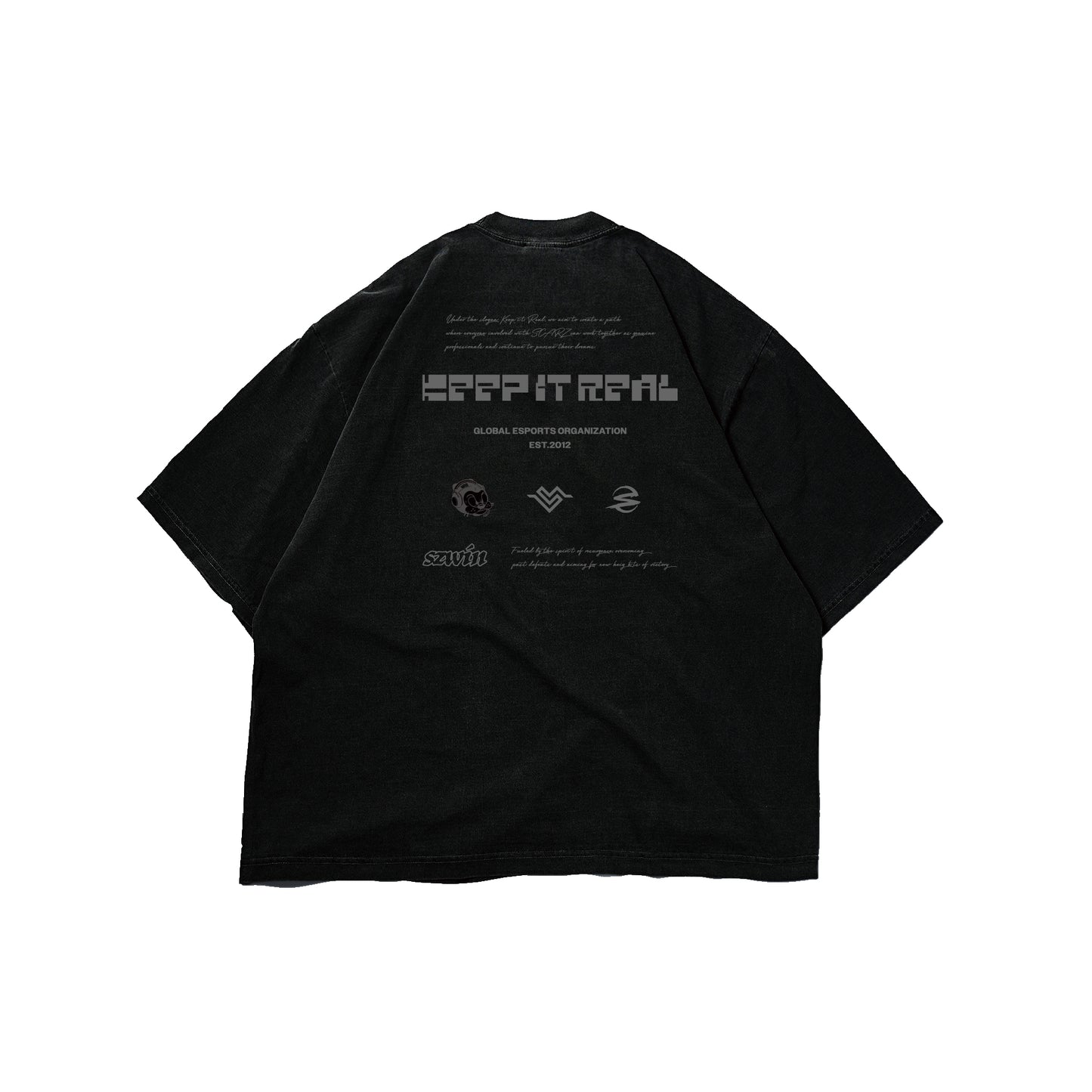 SCARZ RESURGENS TEE / PUREBLACK