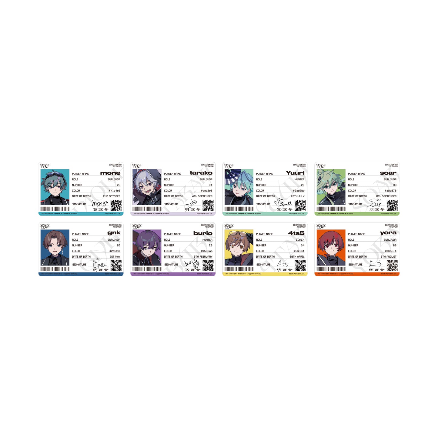 IDV25 Identification card【受注商品】