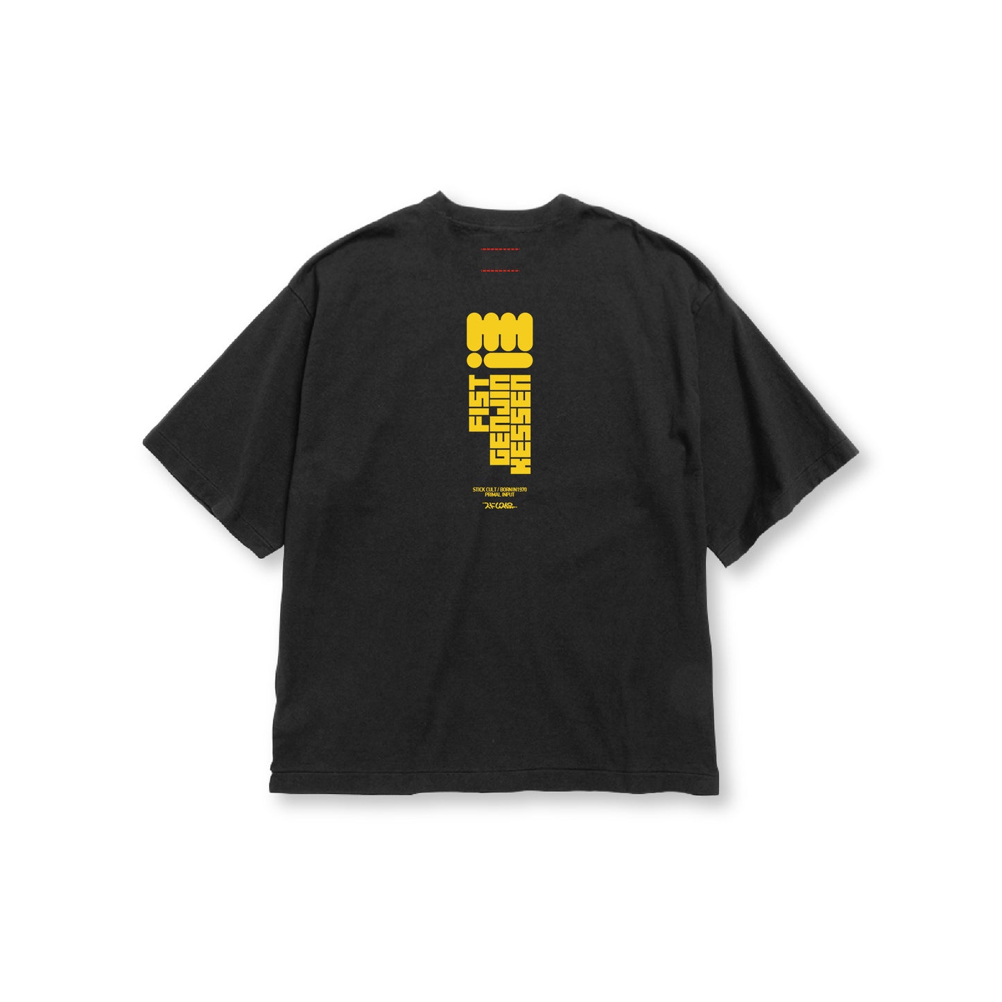 stormKUBO x FIST GENJIN TEE / BLACK【受注商品】