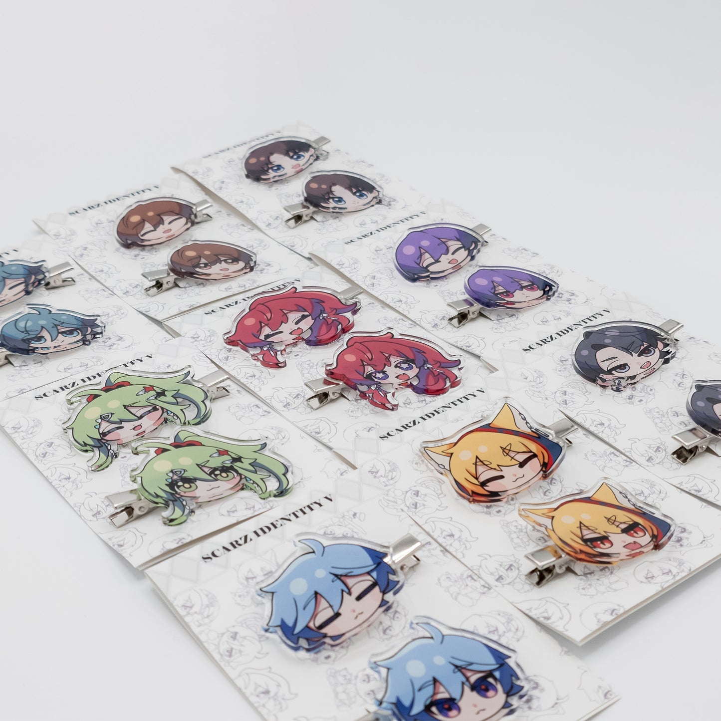 24 Acrylic hair clip【受注商品】