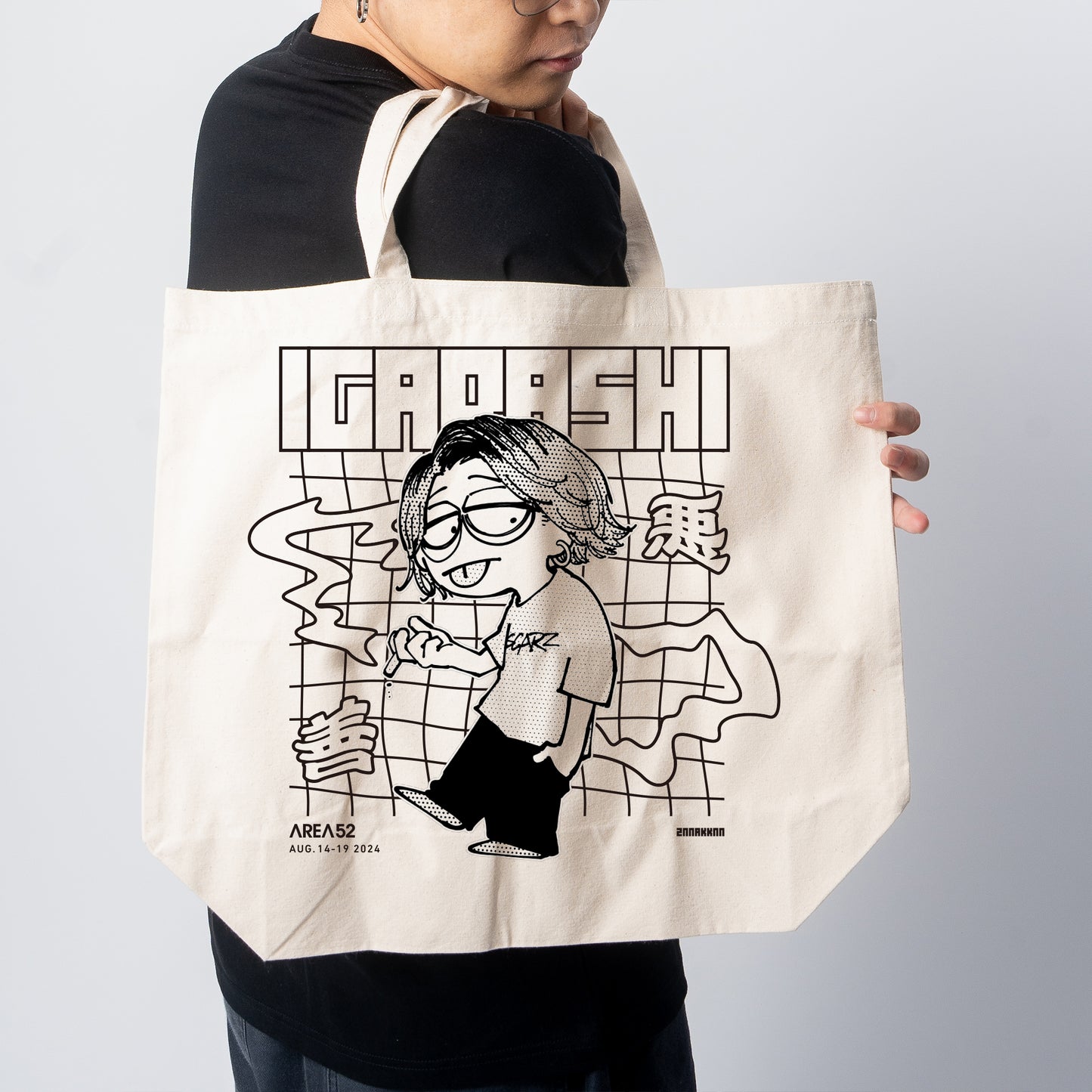 "Walking Smoking" Tote bag【受注商品】