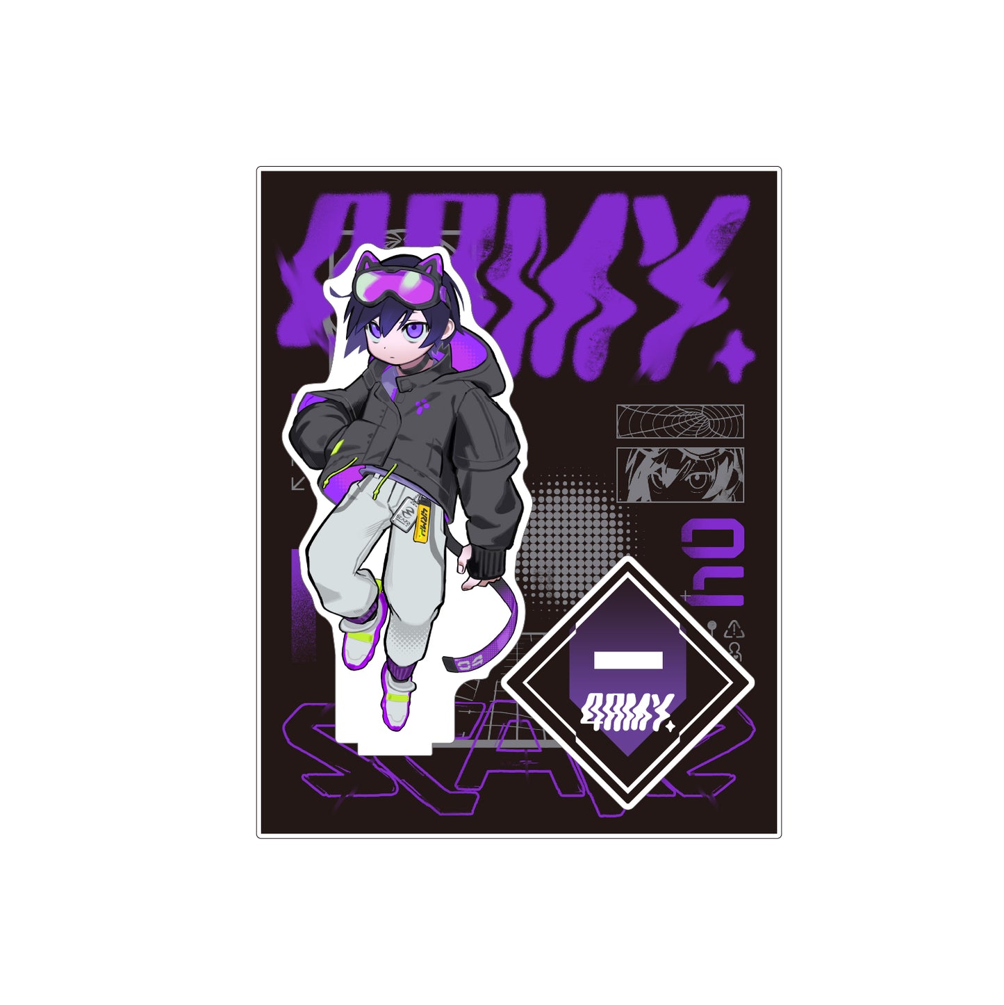 4rmy Acrylic stand