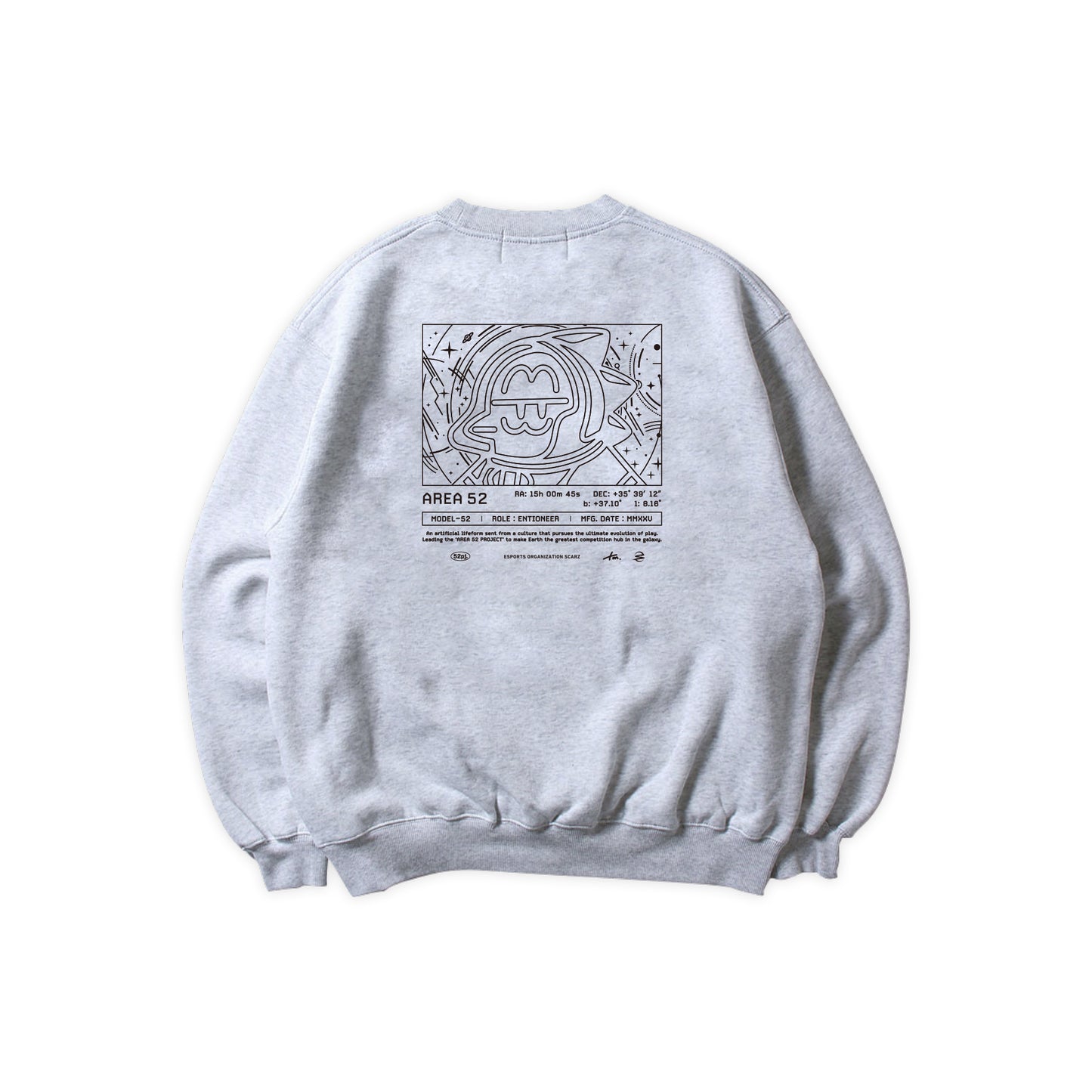 AREA52 Character Sweat【受注商品】