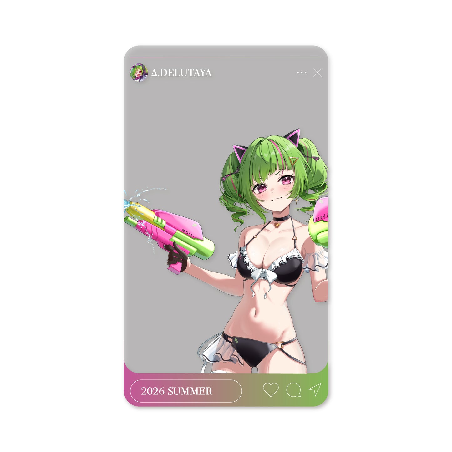 【2026SUMMER】サマーアクリルカード - DELUTAYA