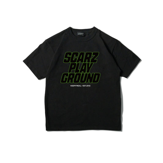 SCARZ PLAYGROUND TEE / BLACK