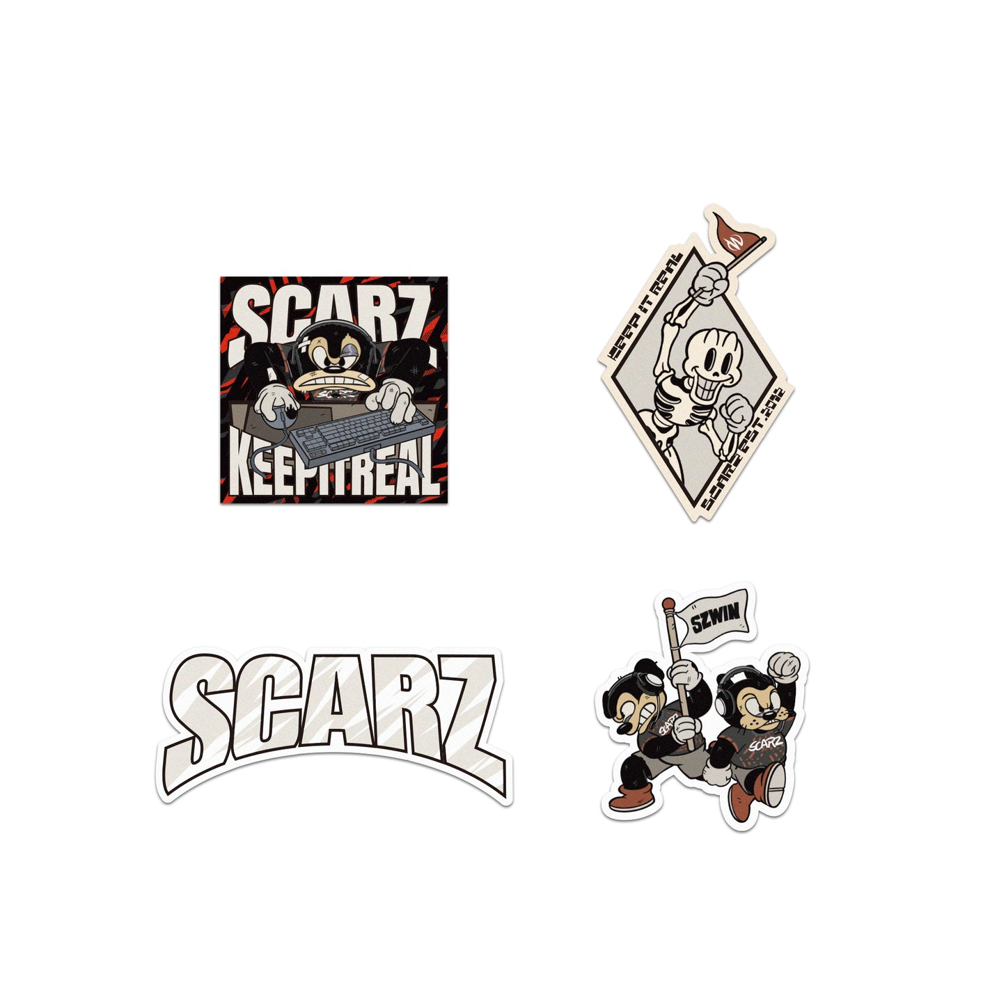 SCARZ CARTOON StickerPack