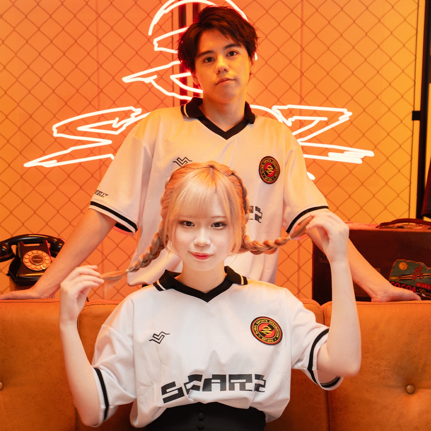 SCARZ GAME SHIRT / WHITE