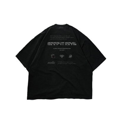 SCARZ RESURGENS TEE / PUREBLACK