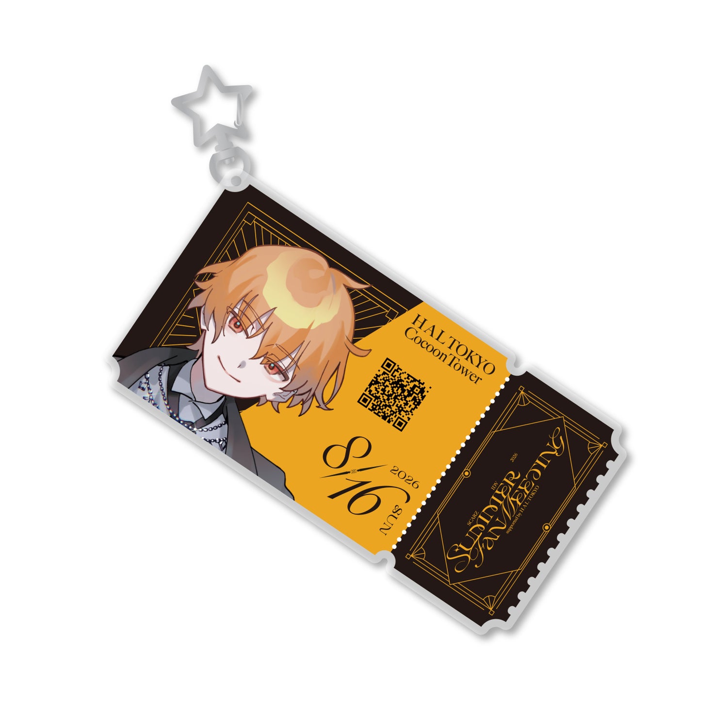 IDV26 Stardom ticket Acrylic keyholder