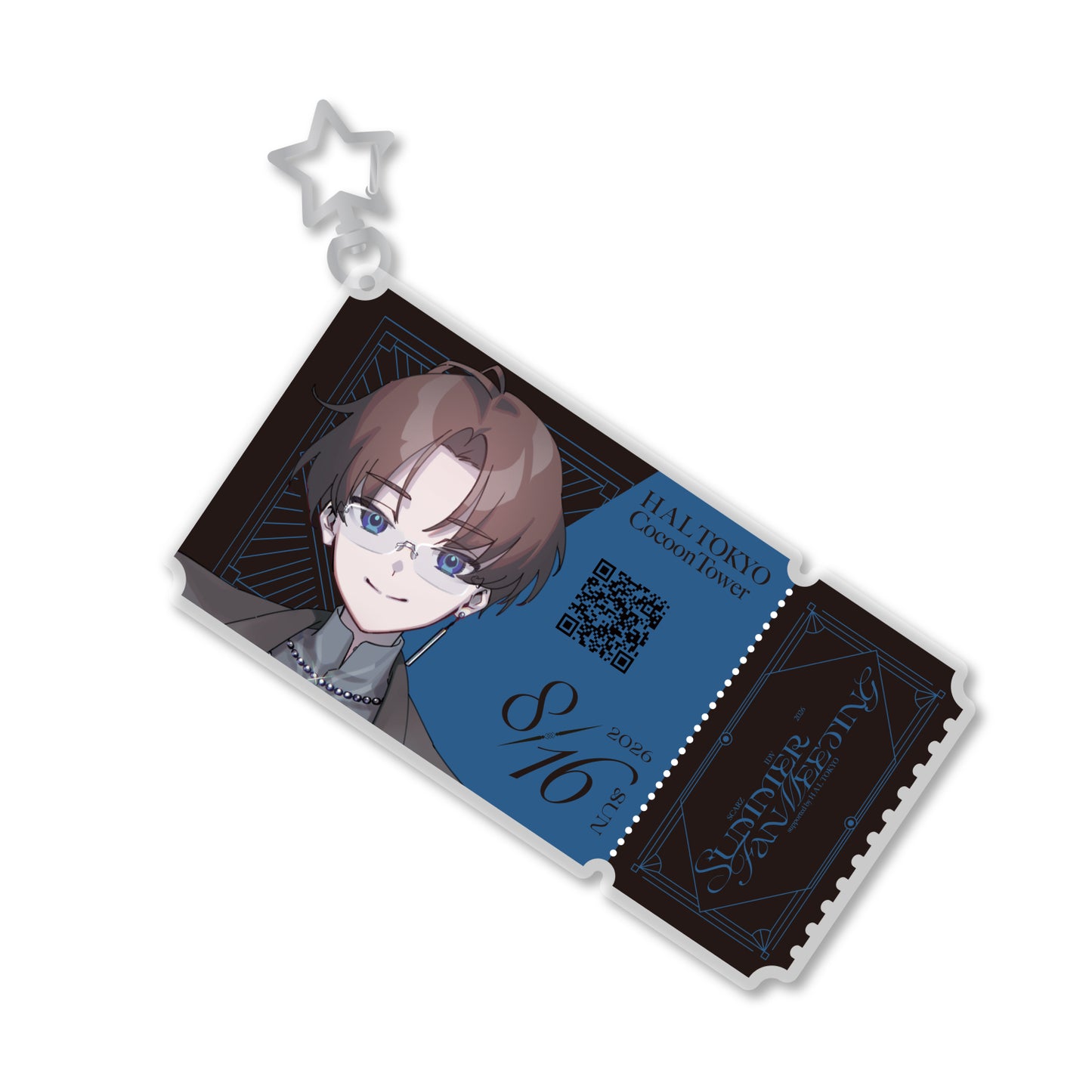 IDV26 Stardom ticket Acrylic keyholder