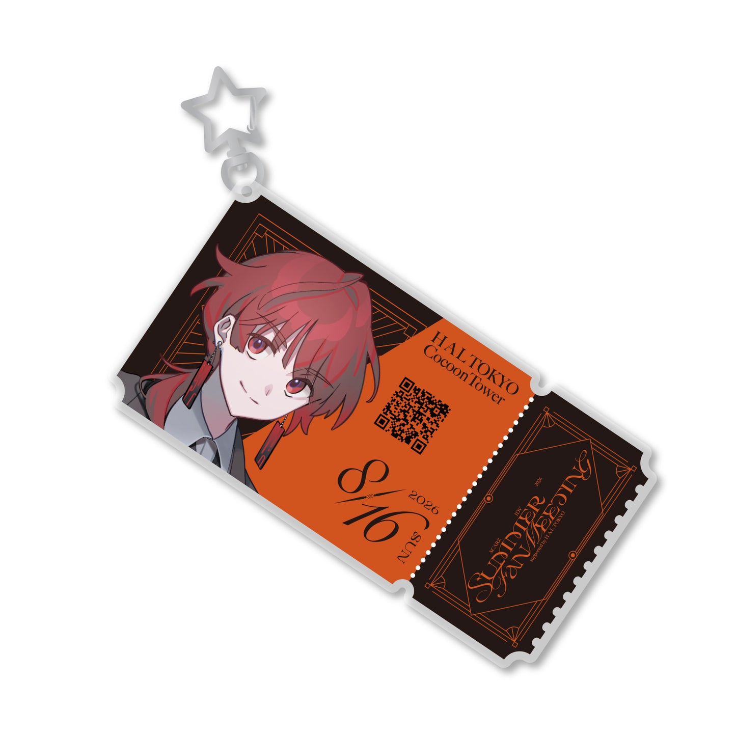 IDV26 Stardom ticket Acrylic keyholder