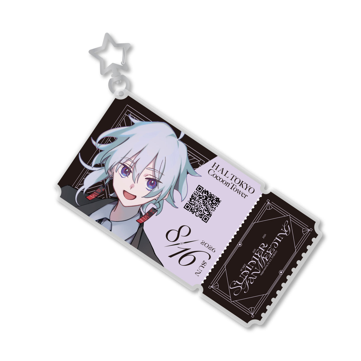 IDV26 Stardom ticket Acrylic keyholder
