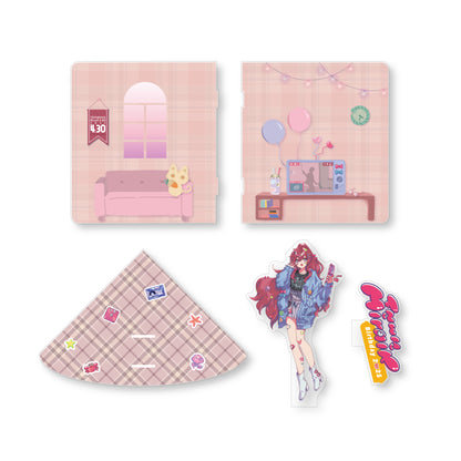 MiraiK "てか部屋かわいくね？" Acrylic diorama【受注商品】