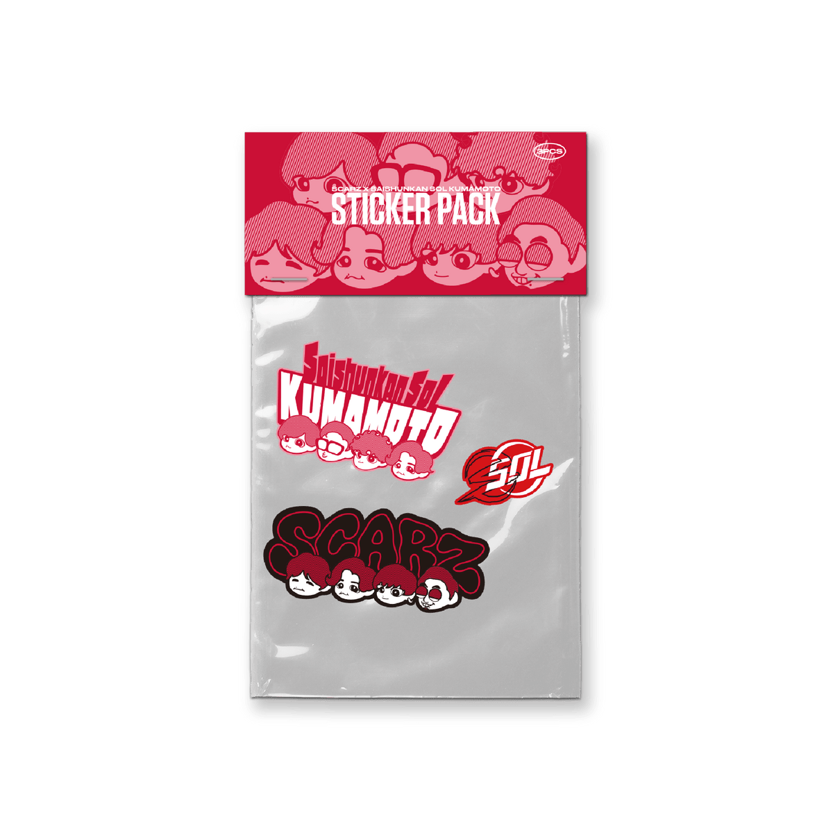 SCARZ×SS熊本 sticker pack