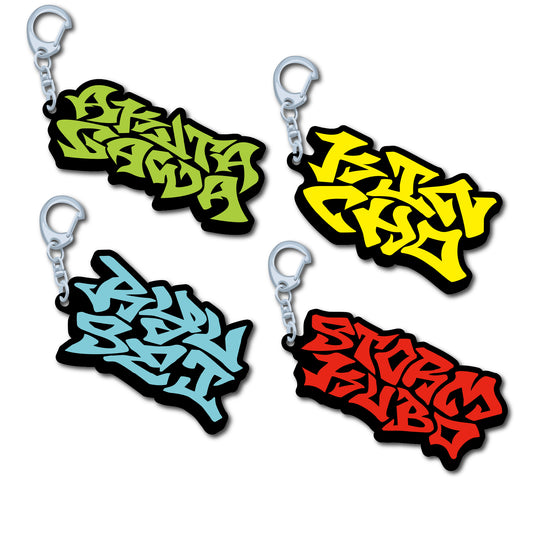 SZ Graffiti acrylic Keychain