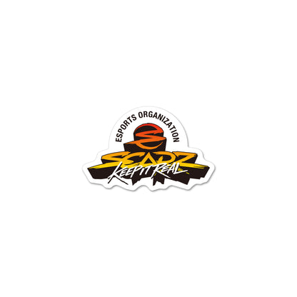 SCARZ logo sticker