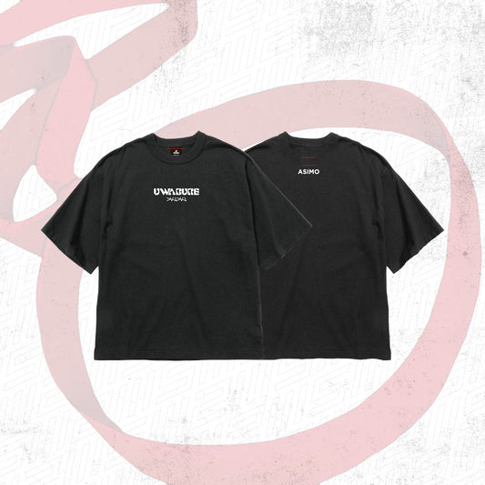 【Asimo】 "UWABURE" TEE / BLACK