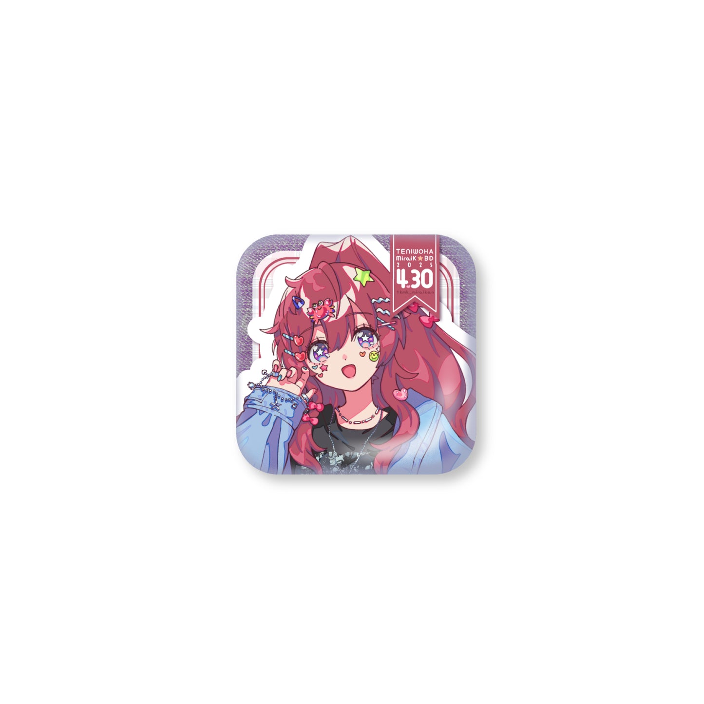MiraiK "これ持って撮るとネイル映えます" Button budge【受注商品】